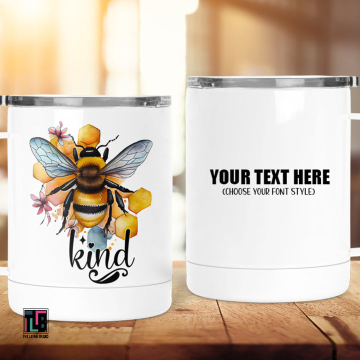 Be Kind Watercolor Bee Stainless Steel Mug