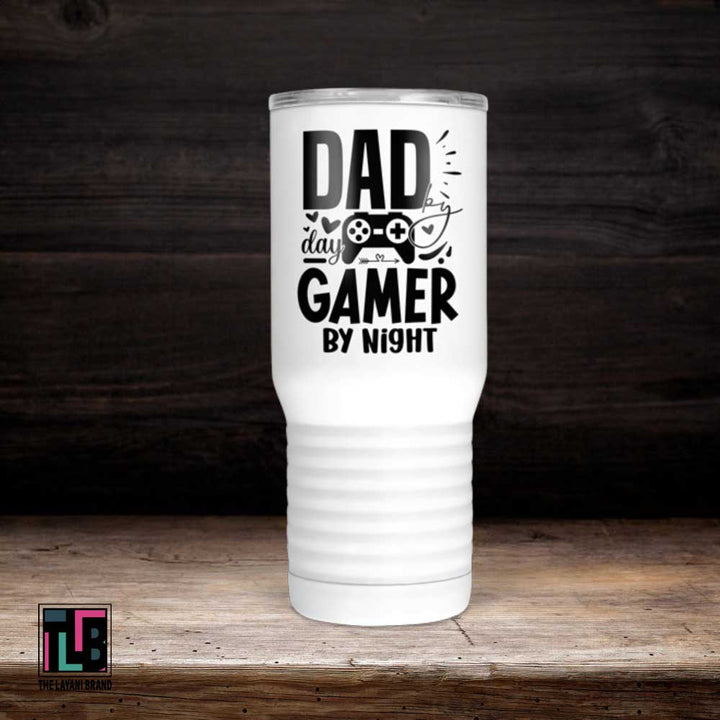 Dad By Day Gamer By Night Tumbler