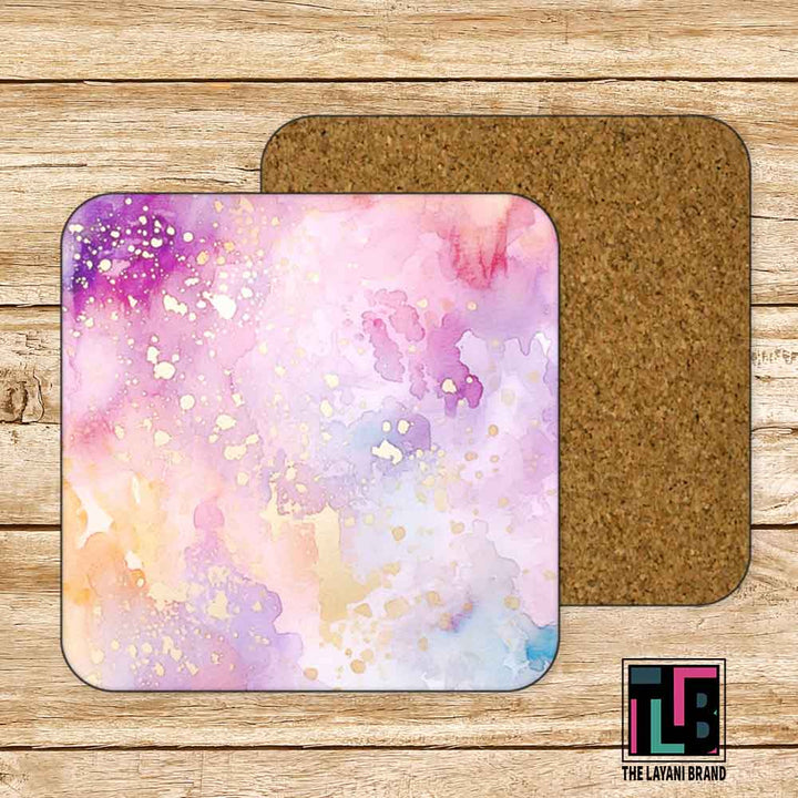 Pastel Watercolor Dreams Coasters - Mix and Match - Set of 4