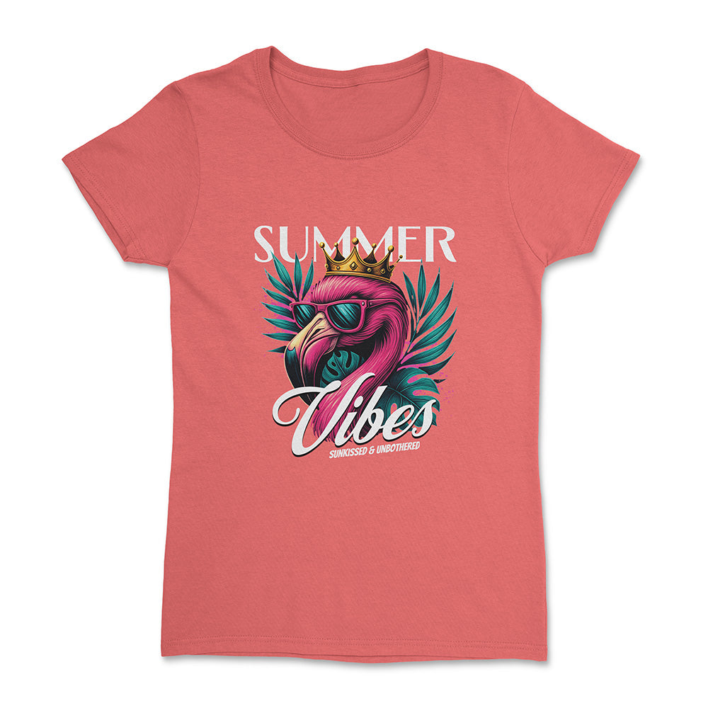 Summer Vibes Flamingo T-Shirt
