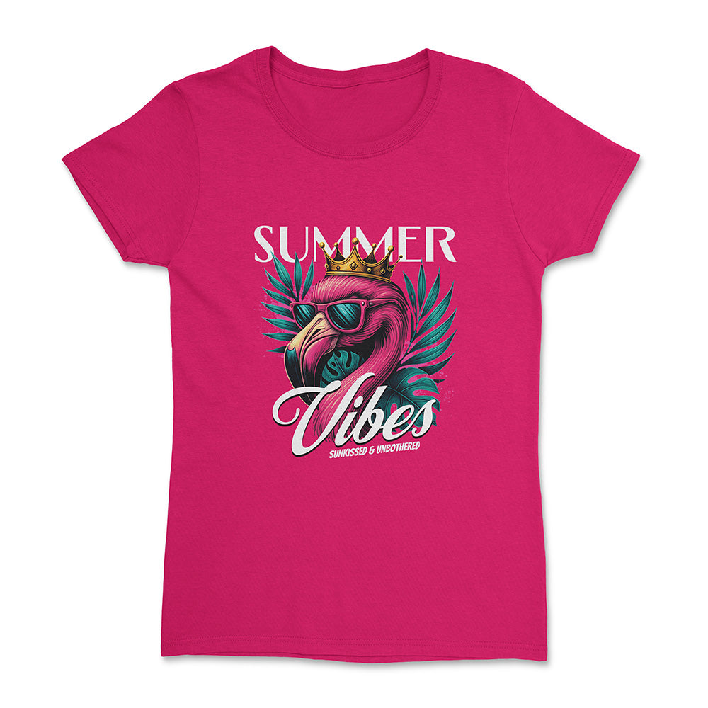 Summer Vibes Flamingo T-Shirt
