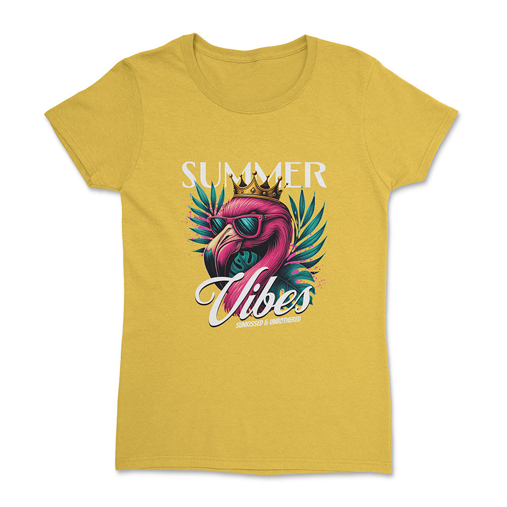 Summer Vibes Flamingo T-Shirt