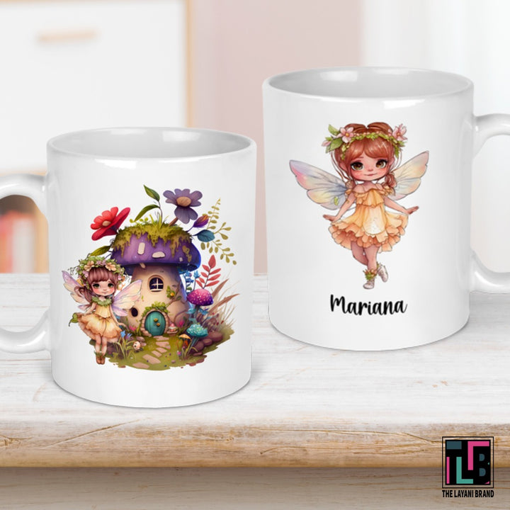 Cute Little Watercolor Fairies Ceramic Mug