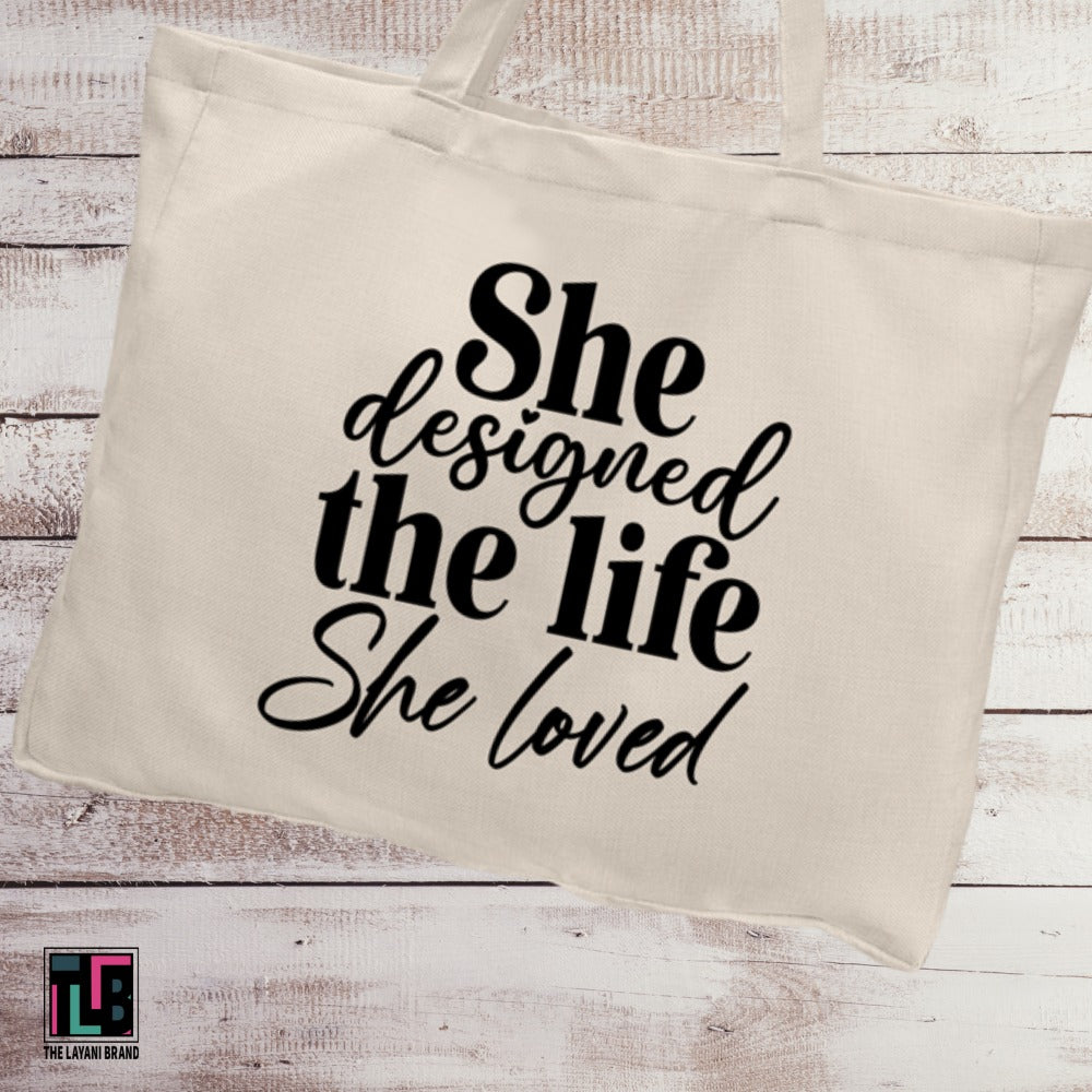 Motivational Quotes Linen Tote Bags