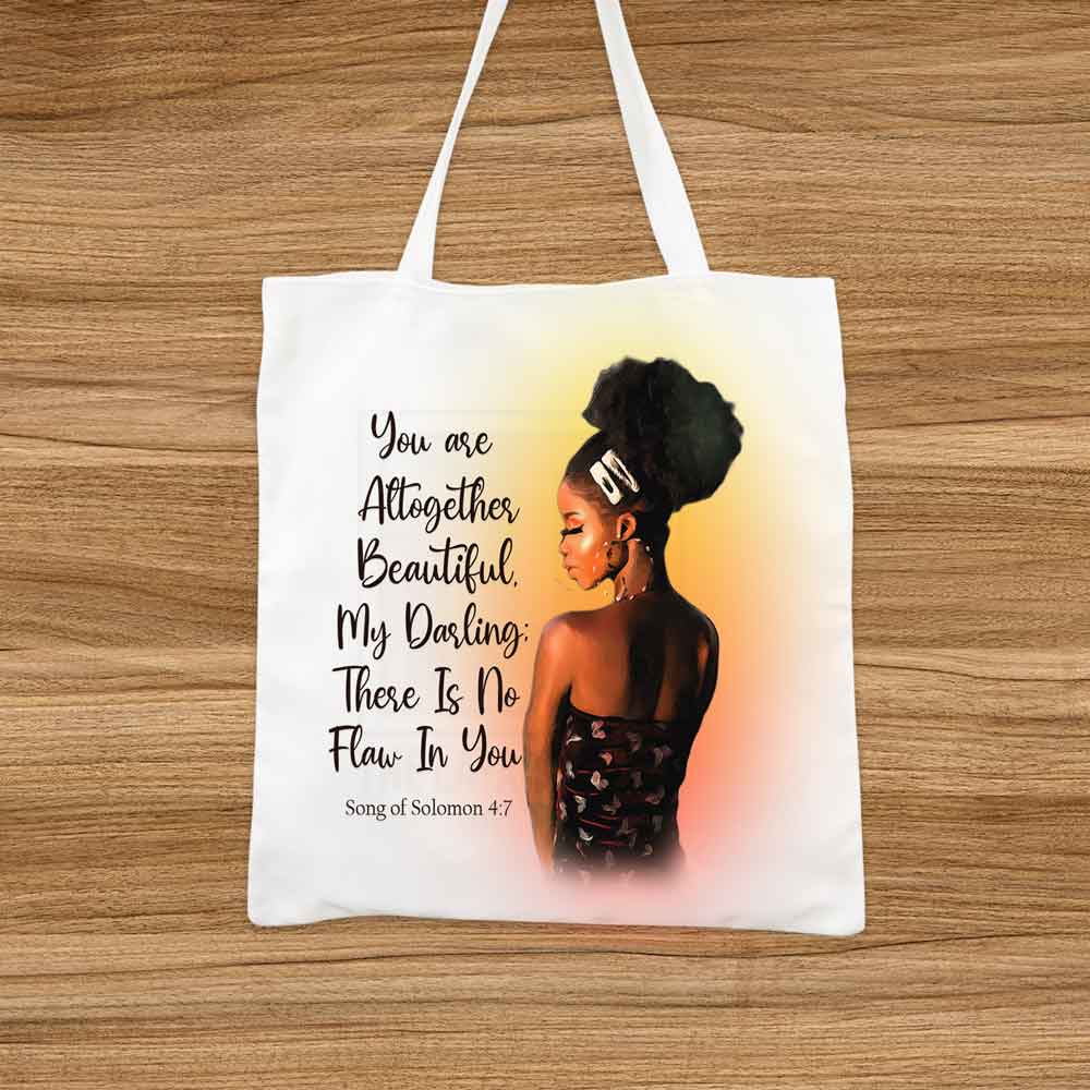 You Are All Together Beautiful Canvas Tote Bag